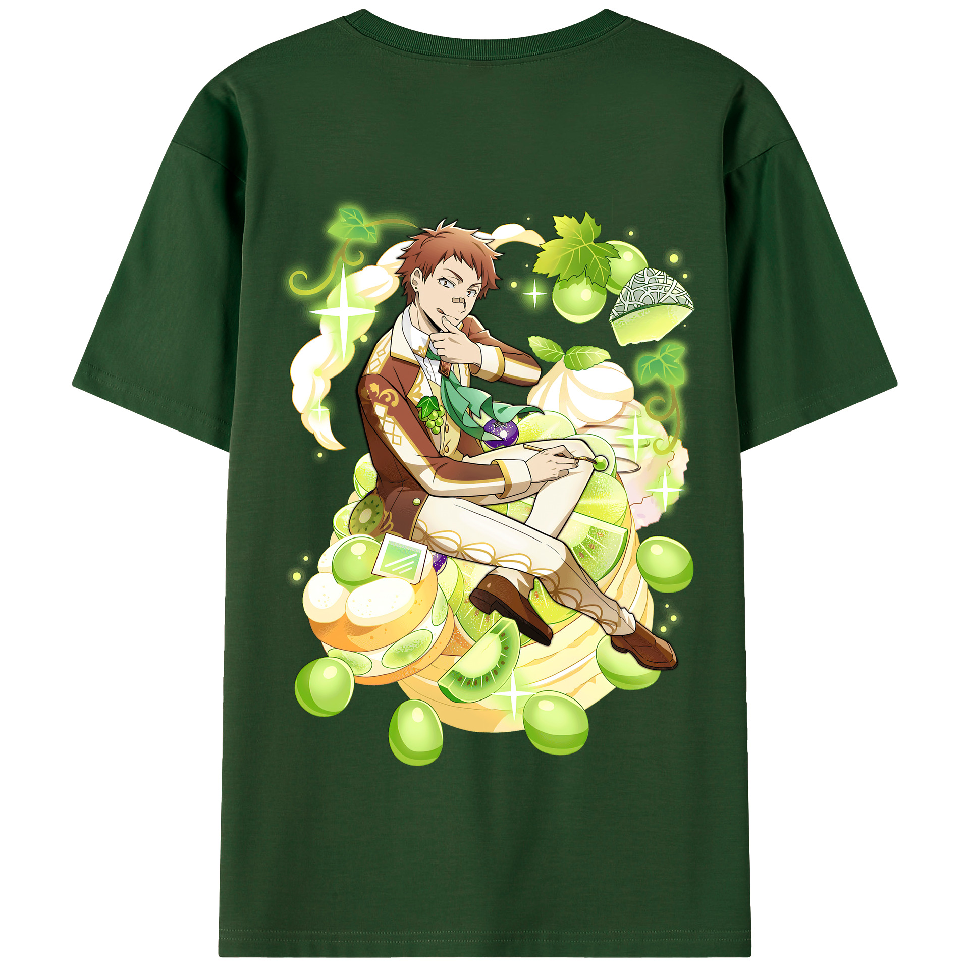 （画像用） 文豪ストレイドッグス Bungo Stray Dogs 綿100％半袖Tシャツ（背面プリント）